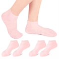 thumbnail image 1 of 2 pares de calcetines hidratantes de gel de silicona, calcetines de gel antideslizantes, calcetines hidratantes de alta elasticidad, antigrietas para los pies, 1 of 5