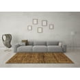 thumbnail image 3 of Ahgly Company Indoor Rectangle Abstract Brown Modern Area Rugs, 6' x 9', 3 of 4