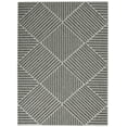 thumbnail image 2 of Nourison Palamos Indoor/outdoor Geometric Contemporary Dark Grey Area Rug, 2 of 9
