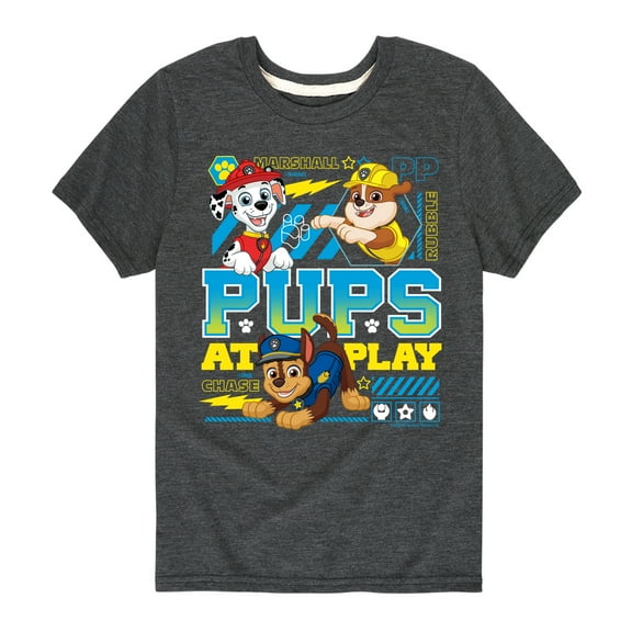 Paw Patrol - Pups At Play - Toddler & Youth Short Sleeve Graphic T-Shirt
