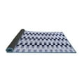 thumbnail image 2 of Ahgly Company Indoor Rectangle Solid Blue Modern Area Rugs, 6' x 9', 2 of 4