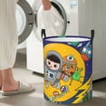 thumbnail image 6 of ZICANCN Astronaut Moon Monsters Laundry Basket Organizer, Dirty Clothes Hamper for Bathroom Kids Girls Boys Laundry Hamper Medium, 6 of 7