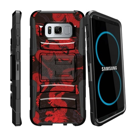 Case for Samsung Galaxy S8 | S8 Holster Case  [ Clip Armor ] Heavy Duty Case with Belt Clip & Kickstand Unique