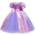 thumbnail image 2 of KAWELL Rapunze Costume for Girls,Halloween Rapunze Princess Dress Up, 2 of 7