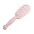 thumbnail image 2 of Women Cushion Hairstyling Comb Scalp Massage Styling Hair Brush Removes Tangles Hair Practical Straight Curly , Pink, 25x7cm, 2 of 8