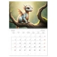 thumbnail image 5 of Cute baby dragons (Monthly Wall Calendar 2026 16.5 x 23.4 (open)), CALVENDO 14 Month Calendar, 5 of 9