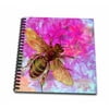 3dRose Vintage Bee Art by Angelandspot - Mini Notepad, 4 by 4-inch