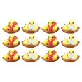 thumbnail image 4 of Mini Fluffy Chicks Figurines 12Pcs Colorful Easter Decorations Ideal For Table Adornment Festival Item Safe Non-Toxic Materials, 4 of 5