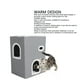 thumbnail image 3 of Casa Plegable Para Gatos, Espacio Grande Semicerrado, Nido Para Gatos De 3 Capas Para Invierno, 3 of 7