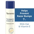 thumbnail image 1 of Aveeno Gel de Afeitado Terapéutico para Piel Seca con Avena y Vitamina E, Crema de Afeitar para Mujeres, 7 oz, 1 of 9
