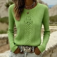thumbnail image 1 of Laipiong Womens St. Patricks Day Sweatshirts 2026 Trendy Irish Shamrock Graphic Knig Sweater Tops Long Sleeve Round Neck Cozy Relaxed Fit Blouses, 1 of 3