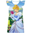 thumbnail image 1 of Disfraz de dibujos animados para niñas, vestido de princesa Bella, vestido de princesa de verano para niños, ropa de fiesta de cumpleaños para niños, tamaño 100-160cm10T Gao Jinjia LED, 1 of 2