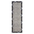 thumbnail image 2 of Garvee 2'x6' Runner Rugs Checkered Bordered Rugs, Washable Non-Slip Rugs Soft Low Pile Carpet Modern Farmhouse Rug for Hallway Kitchen Entryway Bathroom, Light Brown, 2 of 7