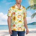 thumbnail image 3 of Sigee Autumn Theme for Men’s Casual Beach Summer Shirts Funky Hawaiian Shirt for Men Hawaiian Shirts,XX-Large, 3 of 7