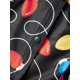 thumbnail image 3 of Conjunto de pijamas navideños familiares a juego con estampado de luces de guirnalda de letras. Pijamas de vacaciones para papá, mamá y niños., 3 of 7
