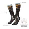 thumbnail image 4 of Naloa Ruins Tiger Warrior Thigh High Socks Extra Long Stretchy Sock Women Over Knee High Opaque Stocking Daily Wear, 4 of 6