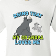 thumbnail image 4 of Inktastic Rhino That My Grandpa Loves Me with Cute Rhinos Youth T-Shirt, 4 of 5