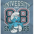 thumbnail image 2 of Vintage Smurf University Varsity Men's Graphic T Shirt Tees Brisco Brands M, 2 of 4