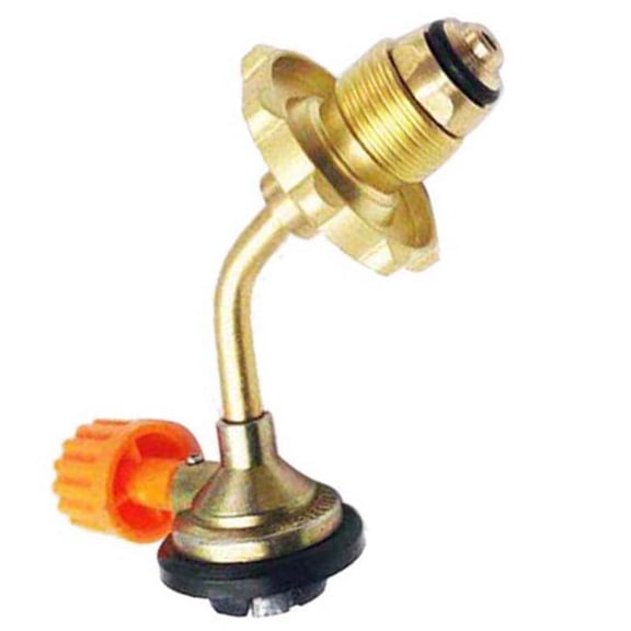 Outdoor Portable Camping Butane Gas Cylinder Tank Filler Connector Adapter Valve Safe Switching Inflatable Valve