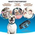 thumbnail image 3 of 3 en 1 dispositivo de collar antiladridos para perros contra ladridos excesivos seguro inofensivo humano entrenamiento antiladridos azul JAMW Sencillez, 3 of 5