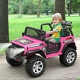 thumbnail image 3 of Lingstar 12V Ride on Car Electric Ride on Toys SUV w/ Remote Control Ride on Truck Spring Suspension Adjustable Speed Bluetooth Audio USB for Age 3+, 3 of 10