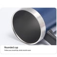 thumbnail image 2 of Injueey Taza de vacío de acero inoxidable, portátil, con mango, boca grande, reutilizable, aislamiento térmico, 709ml, frasco de repuesto para el Suministros térmicos Rosado Injueey HA074472-03, 2 of 6
