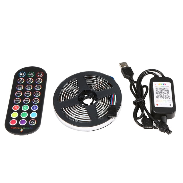 Mistaha TV Music Rhythm Strip Light Intelligent USB Strip Light Remote Control RGB Strip Light