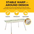 thumbnail image 4 of Green Eucalyptus Leaves Table Cloths for 8 Foot Rectangle Tables, Vintage Art Farmhouse Rustic Patio Waterproof Elastic Fitted Tablecloths, Washable Rectangular Table Cover for Camping, 4 of 8