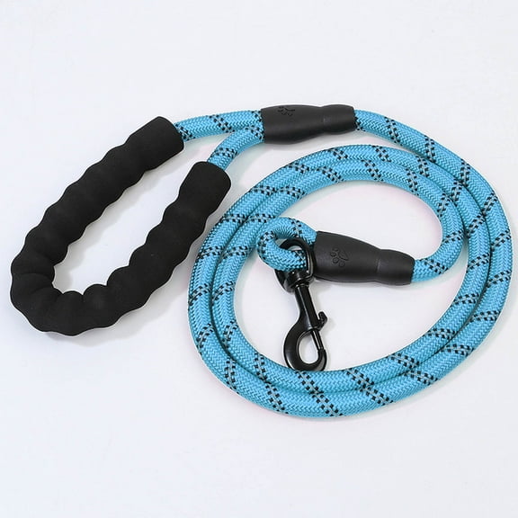 CoreLife Reflective Dog Leash - 6 ft High Visibility Nylon Braided Safety Dog Leash for Medium and Large Dogs