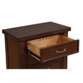 thumbnail image 3 of Barstow 3-drawer Rectangular Nightstand Pinot Noir, 3 of 3