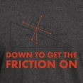 thumbnail image 3 of CafePress - Down To Get The Friction On Physics Diagram T Shir - Men's Classic Graphic Cotton T-Shirt, 3 of 4