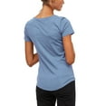 thumbnail image 2 of Hat and Beyond Women's Lightweight Longline Scoop Neck T Shirts with Round Bottom, 2 of 6
