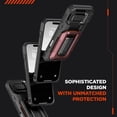 thumbnail image 5 of VRS DESIGN Origin Wallet Case for iPhone 16 (2024), Rugged Semi-Automatic 3-Card Holder Slot & Kickstand Phone Case (Metallic Red), 5 of 5