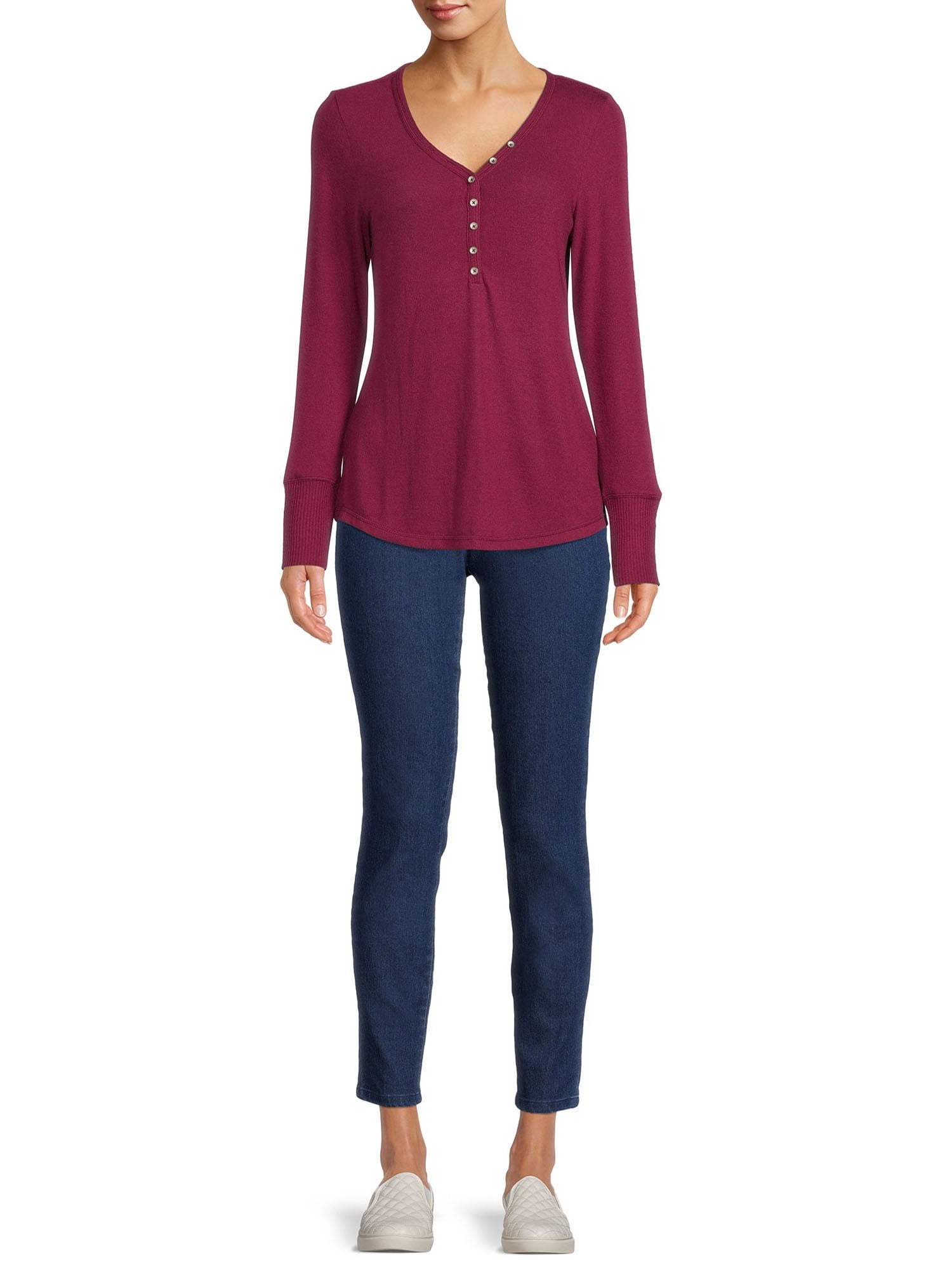 RealSize Womens Two-Pocket Stretch Pull-On Pants, also in Petite, 2 Pack