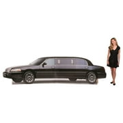 Angle View: Hollywood Photo Standup - Limo - Party Decor - 1 Piece