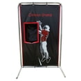thumbnail image 2 of Cimarron 75" x 48" 2 Sport Football Baseball Catcher Vinyl Backstop Net & Frame, 2 of 5