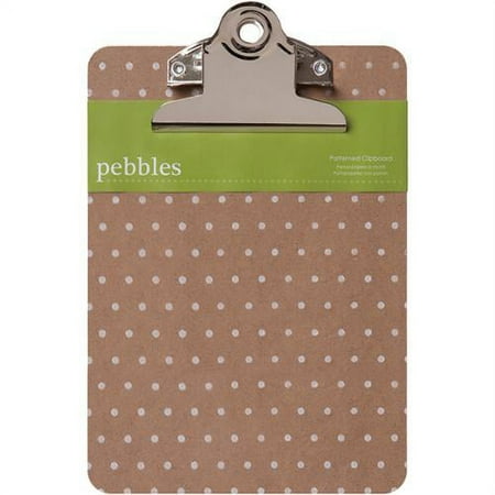 American Crafts 732244 Lakeside Clipboard 5''X7''-Polka Dot