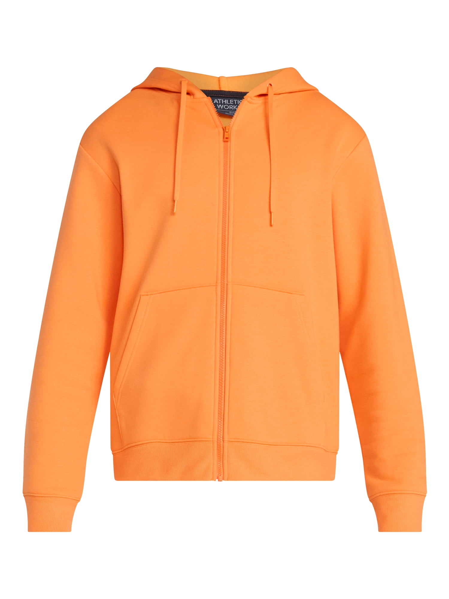 Athletic Works Men's and Big Men's Zip Up Fleece Hoodie Sweatshirt, Sizes S-5XLT