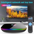 thumbnail image 1 of Gwong Electrónica Q Plus Set Top Box Multifuncional HD Compatible con HD Fácil de operar 4GB + 64GB WiFi 4K H6 Quad Core Smart TV Caja para Android 9.0, 1 of 6