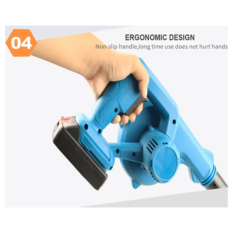 Cordless Portable Electric Air Blower Rechargeable Lithium Battery for Dust Removal Snow Blower Leaf Blower US Plug