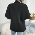 thumbnail image 4 of Fesfesfes Women Cardigan Women Casual Lantern Sleeve Long Sleeve Loose Cardigan Sweater Jacket On Sale, 4 of 6