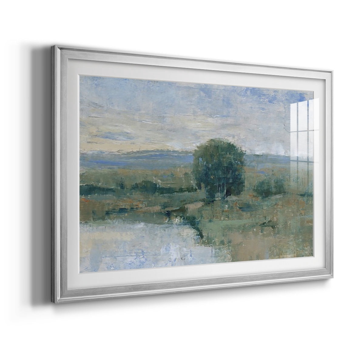 Riverbank Impression II Premium Framed Print - Ready to Hang