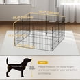 thumbnail image 3 of PawHut Foldable Metal Exercise Dog Playpen, Expandable Pet Fence, 8 Panels, 3 of 10