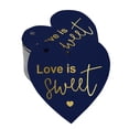 thumbnail image 1 of Inkdotpot Real Gold Foil Love Is Sweet Wedding Tags Favor Hang Paper Tags 100 Pieces, 1 of 6