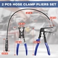 thumbnail image 2 of Juego de alicates para mangueras WORKPRO de 27 cm con banda plana y flexible, 2 of 7