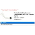 thumbnail image 2 of Throttle Control Relay Connector - Compatible with 1985 - 1987 Chevy Caprice 1986, 2 of 2