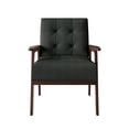 thumbnail image 3 of Castle Place Shabby Chic Accent Chair, Charcoal Grey, 3 of 10