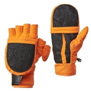 Mossy Oak Blaze Orange Men's Pop-Top Gloves, Sizes M-L/XL