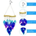 thumbnail image 4 of Kraoden Handmade Fused Glass Wind Chime, Colorful Outdoor Hanging Ornament, Decorative Iron & Glass Wind Bells for Garden, Patio, and Home Decor, 4 of 9