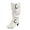 White, variant on Boots for Women,Stylish Knee High Boots with Buckle Detail and Substantial Heel for Everyday Comfortable Wear,Knee High Boots Women,White8